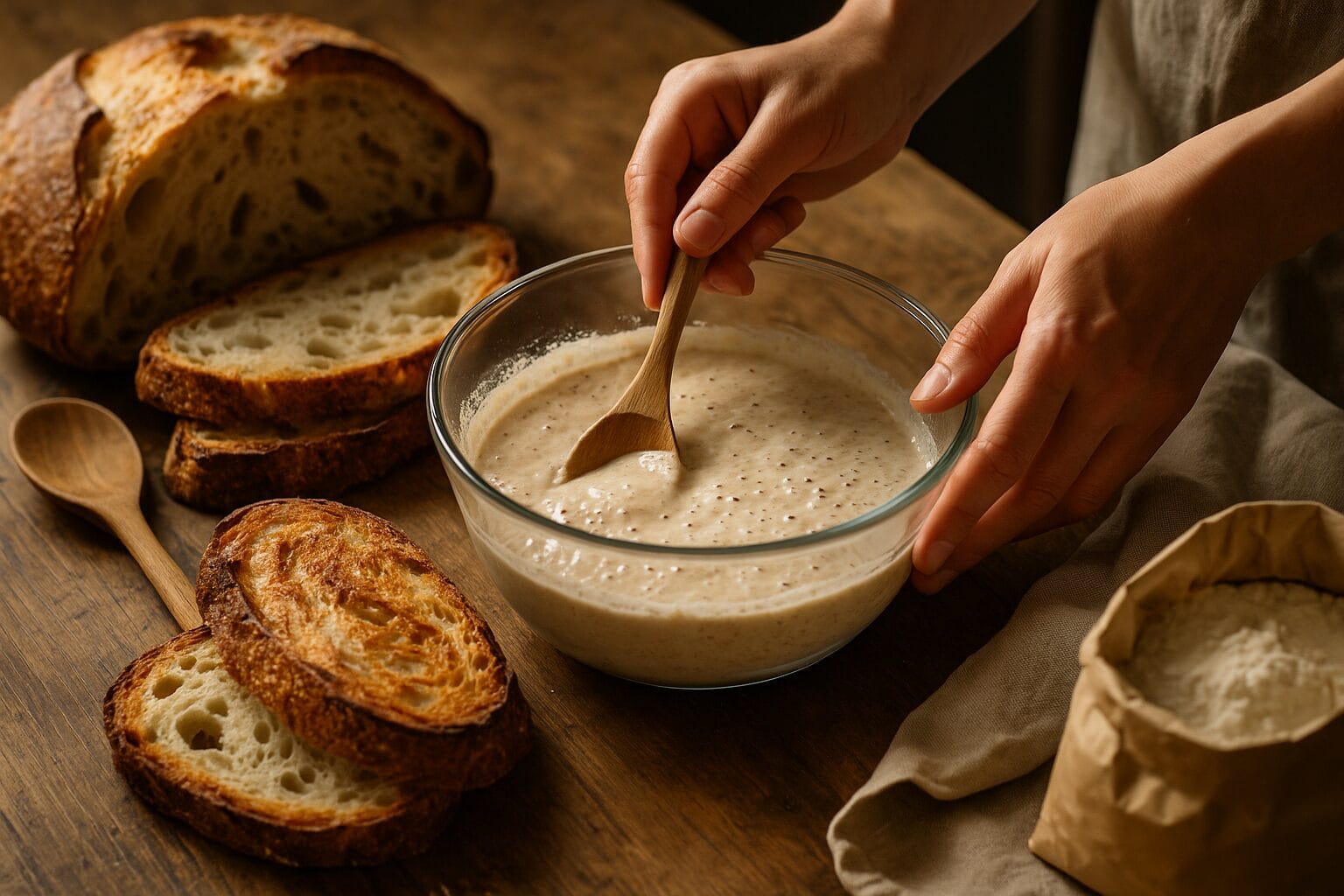 Faire son levain : guide pratique avec festival des pains 2 Pain au levain maison