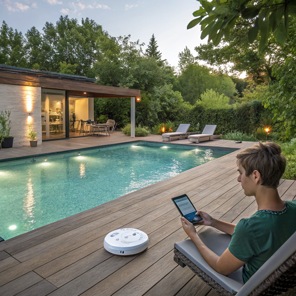 La domotique de piscine : gestion simplifiée et confort optimal 4 Piscine connectée - confort et sécurité