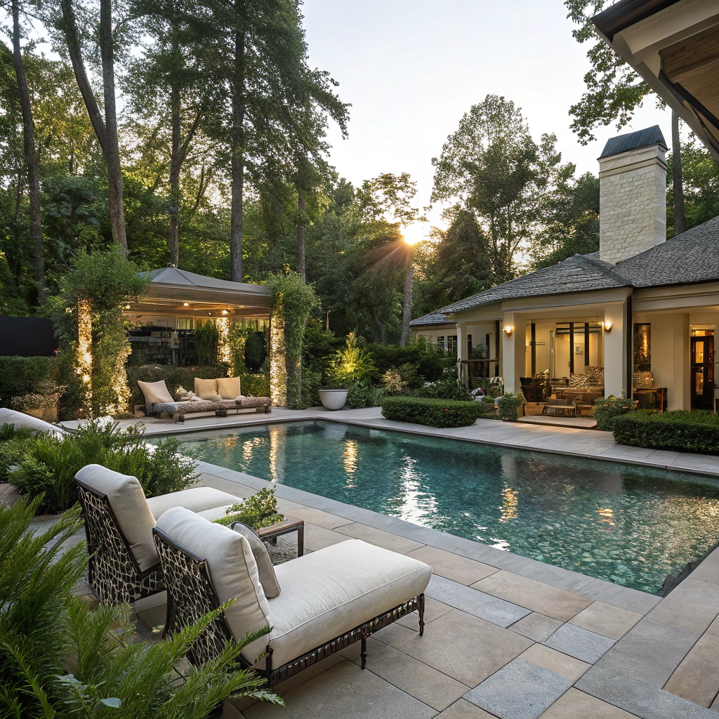 Piscine avec vue